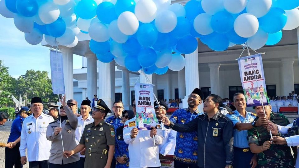 Launching resmi Program Bang Andra oleh Pemerintah Provinsi Banten bersama jajaran Forkopimda